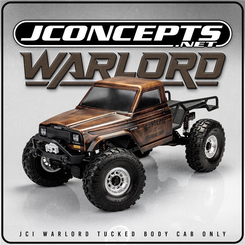 JCI Warlord tucked, cab only, pre-cut (Fits Traxxas TRX-4 Sport, Enduro, Axial 12.3" wheelbase) JCI Warlord tucked, cab only, pre-cut (Fits Traxxas TRX-4 Sport, Enduro, Axial 12.3" wheelbase)
