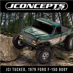 JCI Tucked, 1979 Ford F-150 body, pre-cut (Fits - Traxxas TRX-4 Sport, Enduro, Axial, Vanquish 12.3" wheelbase)