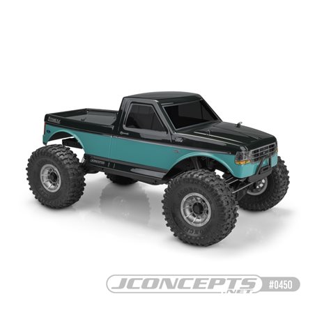 JCI Tucked, 1995 Ford F-150 body, pre-cut (Fits - Traxxas TRX-4 Sport, Enduro, Axial, Vanquish 12.3" wheelbase)