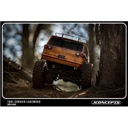 1961 Corvair Lakewood body, pre-cut (Fits - Traxxas TRX-4 Sport, Enduro, Axial, Vanquish 12.3" wheelbase)