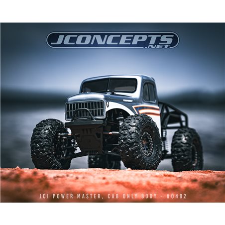 JCI Power Master, cab only, pre-cut (Fits Traxxas TRX-4 Sport, Enduro, Axial, Vanquish 12.3" wheelbase)