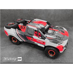 FALCON-X Kaross för TRAXXAS UDR (Omålad/Klippt) 1.5mm