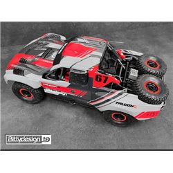 FALCON-X Kaross för TRAXXAS UDR (Omålad/Klippt) 1.5mm