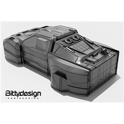 FALCON-X Kaross för TRAXXAS UDR (Omålad/Klippt) 1.5mm