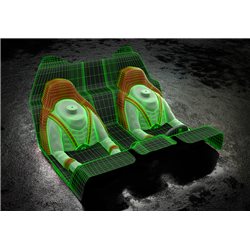 Interiör for TRAXXAS UDR FALCON-X (Omålad/Klippt)