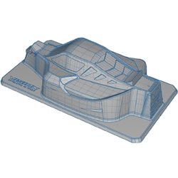 Kaross VISION 1/8 Buggy Kyosho MP10e (Omålad) Klippt
