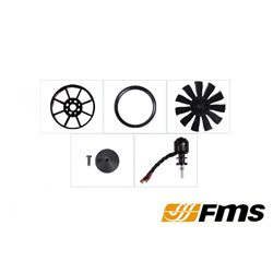 Ducted Fan 50 mm 11-blad med 2627-KV5400 motor FMS