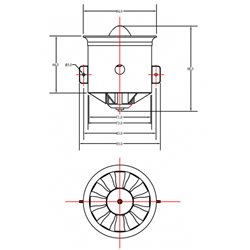 Ducted Fan 70mm 12-blad utan motor FMS
