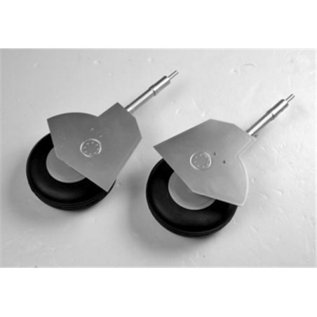 Landställsben P47 1400 mm Silver