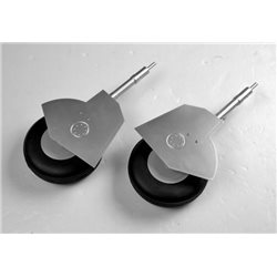 Landställsben P47 1400 mm Silver