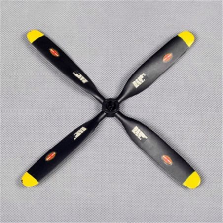 Propeller 7.5x4 4-bladig Passar P51 V2, F4U V2 800mm