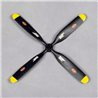 Propeller 7.5x4 4-bladig Passar P51 V2, F4U V2 800mm