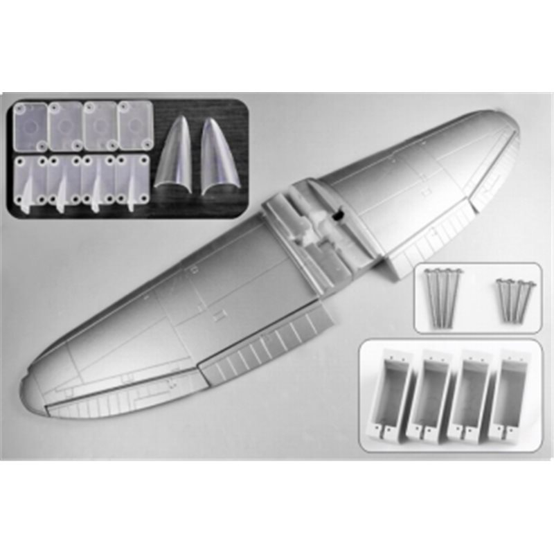 Wing set P47 silver 1700