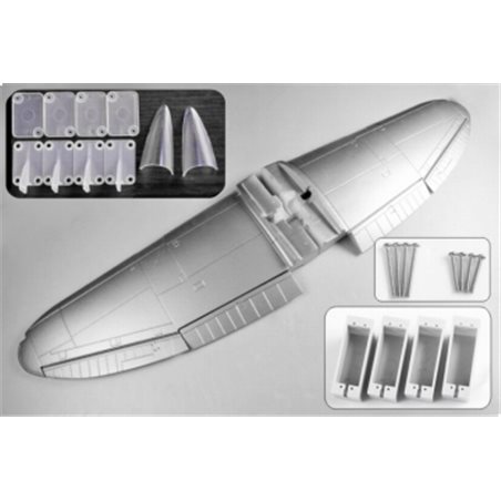 Wing set P47 silver 1700