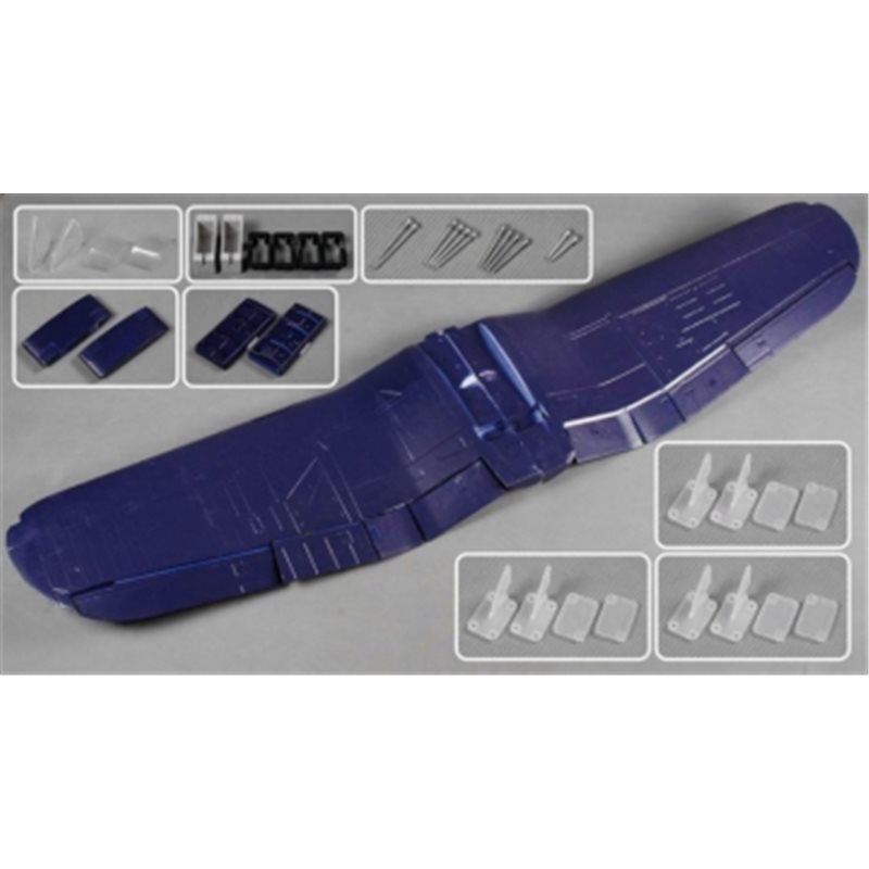 Vinge F4U Corsair 1700mm blå FMS