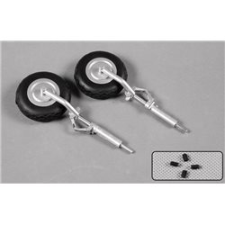 Landställsben med hjul P51D (1400)