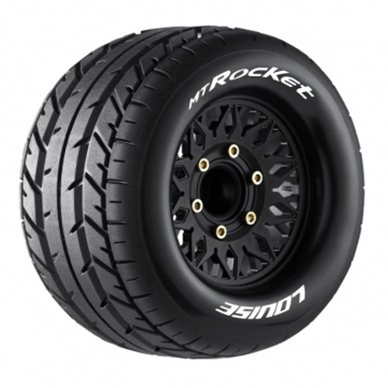 Däck & Fälg MT-ROCKET 1/10 Soft (Lös 12, 14 & 17mm Hex) (2)