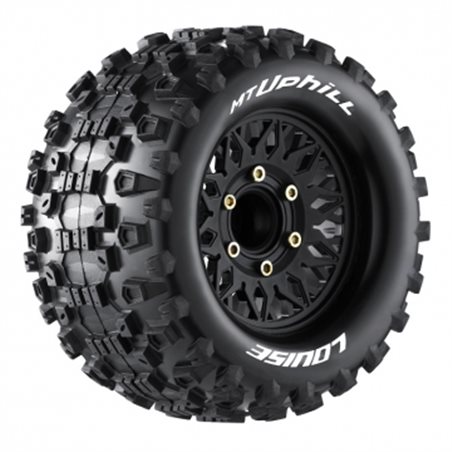 Däck & Fälg MT-UPHILL 1/10 Soft (Lös 12, 14 & 17mm Hex) (2)