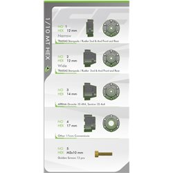 Däck & Fälg MT-UPHILL 1/10 Soft (Lös 12, 14 & 17mm Hex) (2)