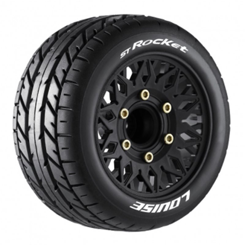 Däck & Fälg ST-ROCKET 1/10 Soft (Lös 12, 14 & 17mm Hex) (2)