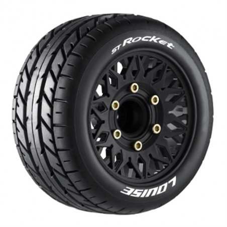 Däck & Fälg ST-ROCKET 1/10 Soft (Lös 12, 14 & 17mm Hex) (2)