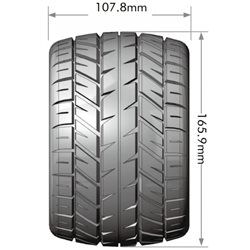 Däck & Fälg MT-ROCKET 3,8 Sport (Lös 17mm Hex 0 & 1/2 Offset) (2)