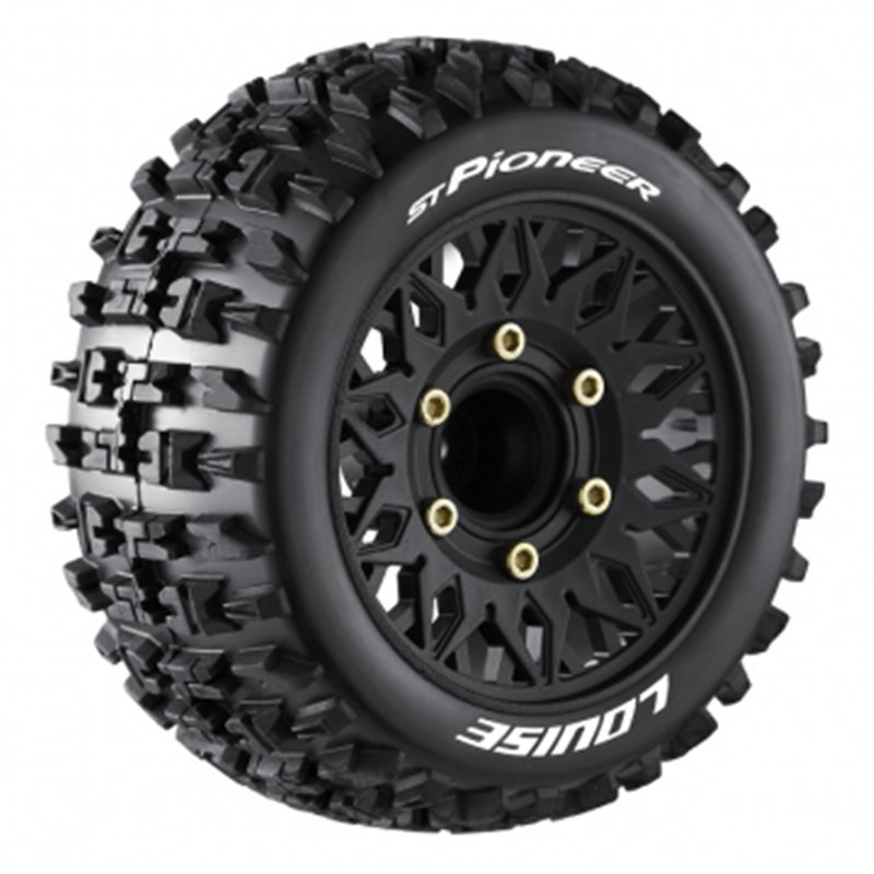 Däck & Fälg ST-PIONEER 1/10 Soft (Lös 12, 14 & 17mm Hex) (2)