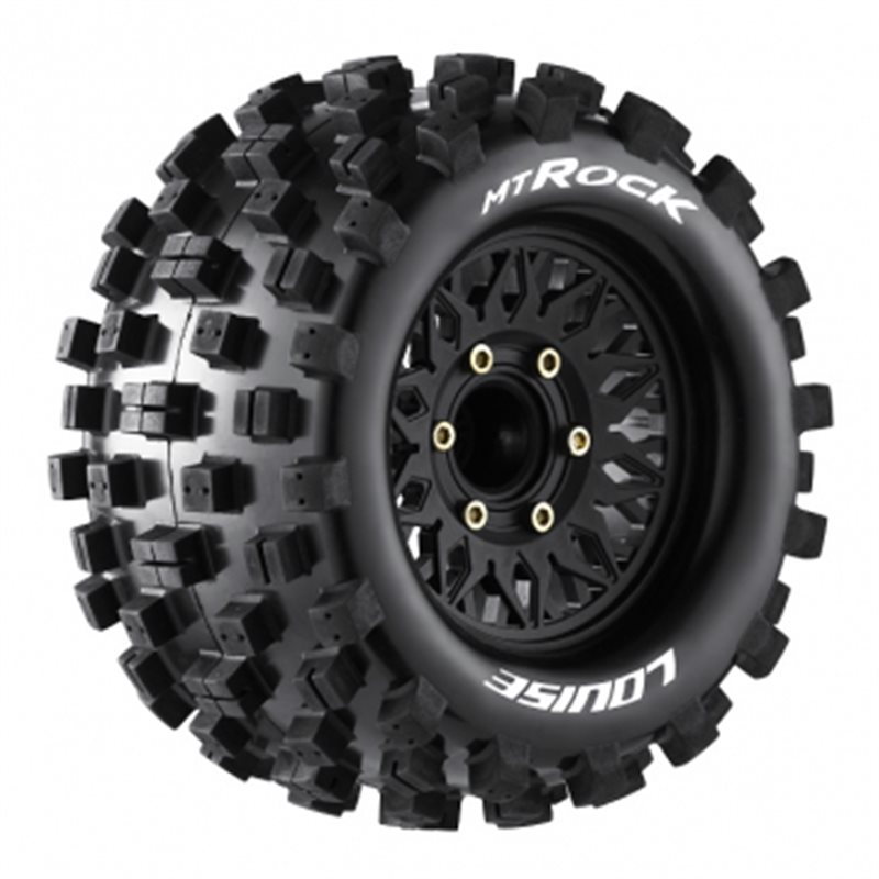 Däck & Fälg MT-ROCK 1/10 Soft (Lös 12, 14 & 17mm Hex) (2)