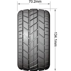 Däck & Fälg MT-ROCKET 1/10 MAXX Soft MFT (Lös 12, 14 & 17mm Hex) (2)