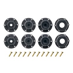 Däck & Fälg MT-PIONEER 1/10 MAXX Soft MFT (Lös 12, 14 & 17mm Hex) (2)