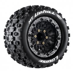 Däck & Fälg MT-UPHILL 1/10 MAXX Soft MFT (Lös 12, 14 & 17mm Hex) (2)