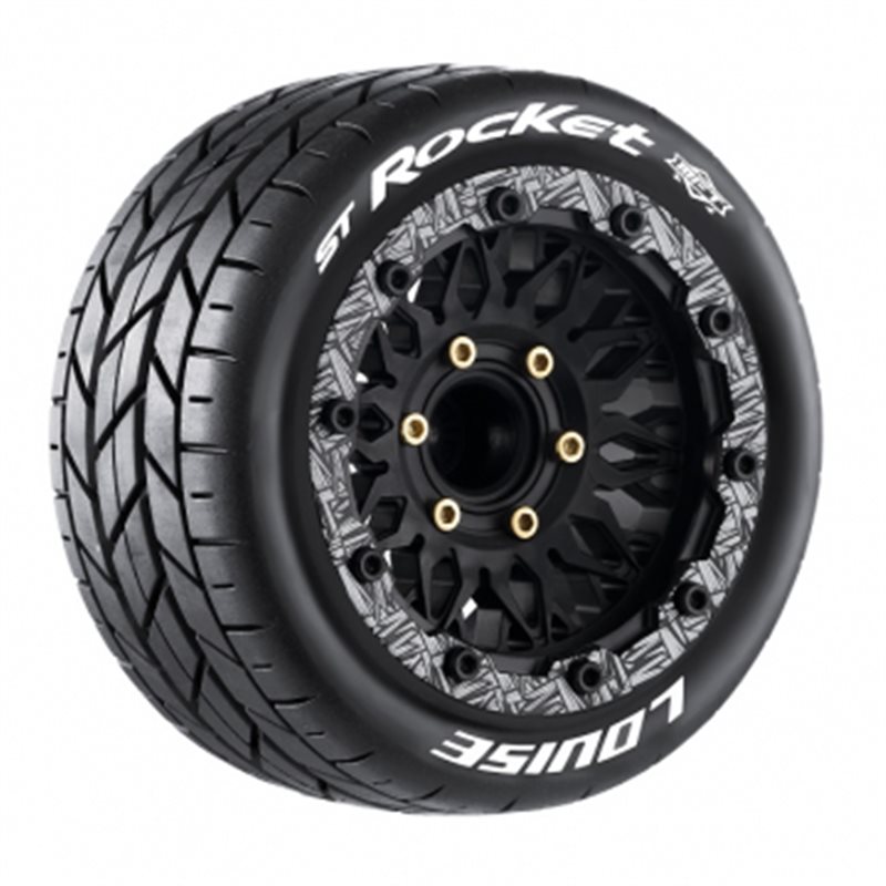 Däck & Fälg ST-ROCKET 1/10 Soft MFT (Lös 12, 14 & 17mm Hex) (2)