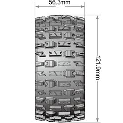 Däck & Fälg ST-PIONEER 1/10 Soft MFT (Lös 12, 14 & 17mm Hex) (2)