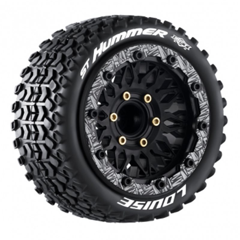 Däck & Fälg ST-HUMMER 1/10 Soft MFT (Lös 12, 14 & 17mm Hex) (2)