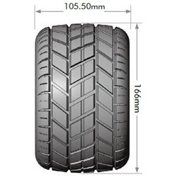 Däck & Fälg MT-ROCKET 3,8 Sport MFT (Lös 17mm Hex 0 & 1/2 Offset) (2)