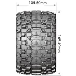 Däck & Fälg MT-UPHILL 3,8 Sport MFT (Lös 17mm Hex 0 & 1/2 Offset) (2)