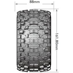 Däck & Fälg ST-UPHILL 3,8 Sport MFT (Lös 17mm Hex 0 & 1/2 Offset) (2)