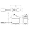 SH-0253 Servo 2,2Kg 0,09s Alu Mikro*