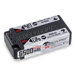 Li-Po Batteri 2S 7,6V 6500mAh 140C Platin HV Shorty