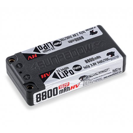 Li-Po Batteri 1S 3,8V 8800mAh 140C Platin HV Shorty ULCG