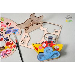 Ugears Ångbåt - 4Kids