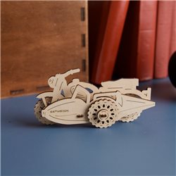 Ugears Coloring Hagrid´s Flying Motorbike