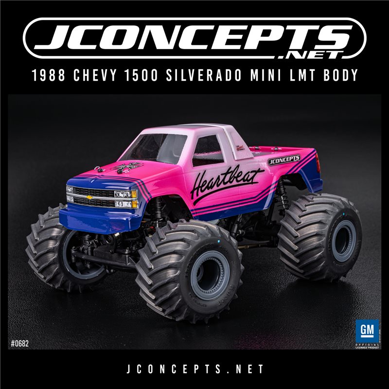 1988 Chevy 1500 Silverado body (Fits - Mini LMT, includes JC 5230 body mounts) 1988 Chevy 1500 Silverado body (Fits - Mini LMT, includes JC 5230 body mounts)