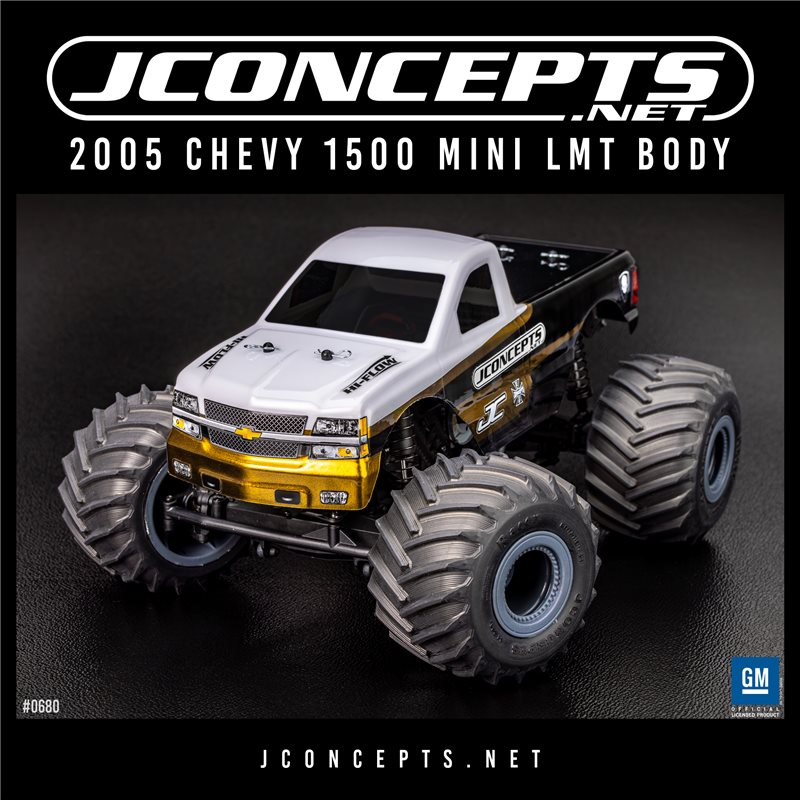 2005 Chevy 1500 body (Fits - Mini LMT, includes JC 5230 body mounts) 2005 Chevy 1500 body (Fits - Mini LMT, includes JC 5230 body mounts)