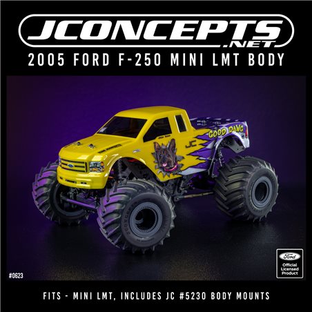 2005 Ford F-250 Mini MT body (Fits - Mini LMT, includes JC 5230 body mounts)