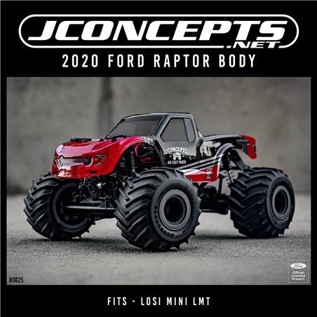 2020 Ford Raptor Mini MT body (Fits - Mini LMT, includes JC 5230 body mounts)