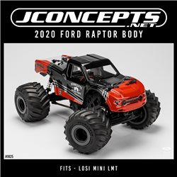 2020 Ford Raptor Mini MT body (Fits - Mini LMT, includes JC 5230 body mounts)
