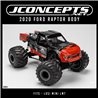 2020 Ford Raptor Mini MT body (Fits - Mini LMT, includes JC 5230 body mounts)