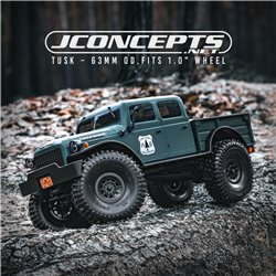 Tusk - green compound, 63mm OD (Fits - 1.0" wheel)