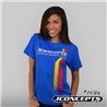 JConcepts - Red | Yellow racing stripes t-shirt - blue, x-large